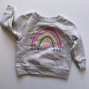 Toddler girl pull over sweater. Size 6-9m